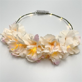LED blomsterkrans hårbånd 